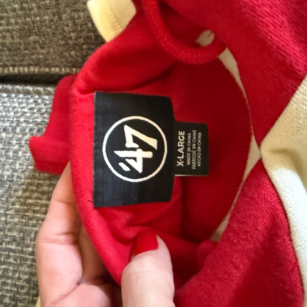 ST. LOUIS CARDINALS COOPERSTOWN TRIFECTA '47 SHORTSTOP PULLOVER HOOD 47 Brand XL - Picture 5 of 6